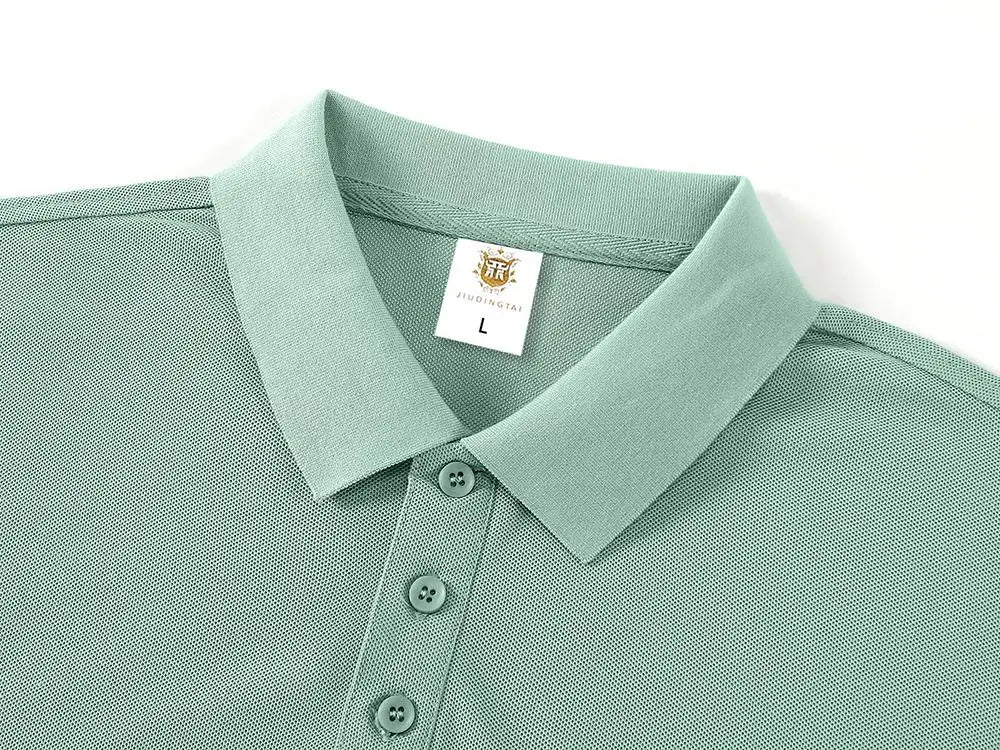 Plain Long Sleeve Polo Shirt Men Women Solid 3 Buttons Lapel T Shirts Autumn Winter Golf Polos Regular Mens Tops Clothing Custom